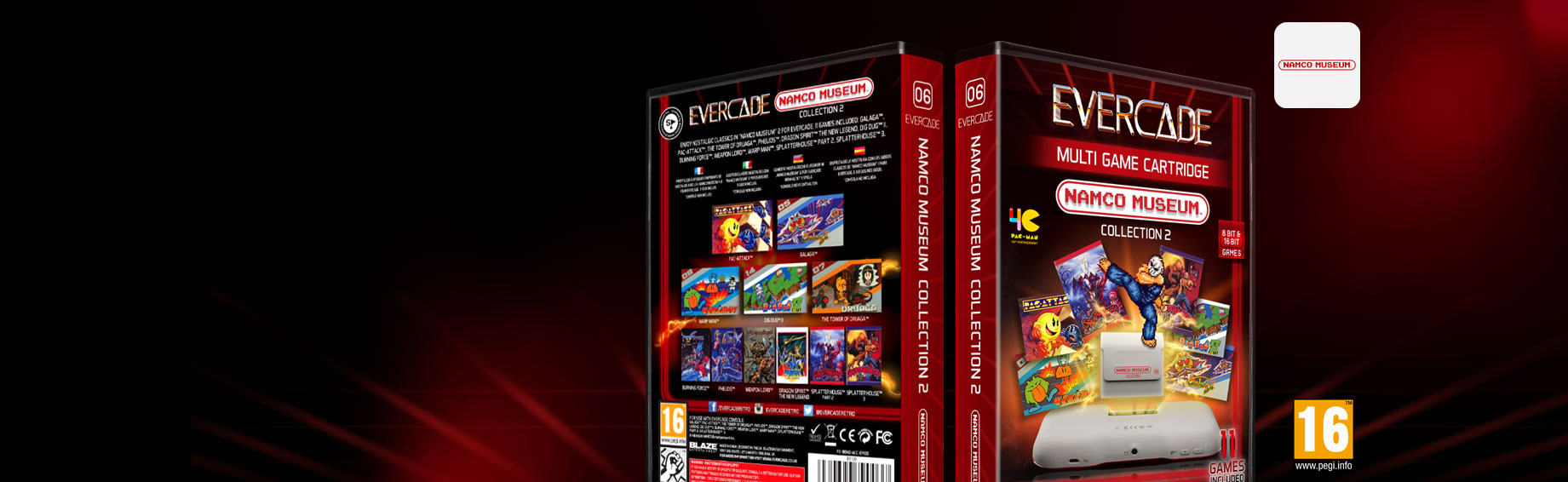 Review Namco Museum Collection 2 (Evercade Cartridge 06) MLGG Pop