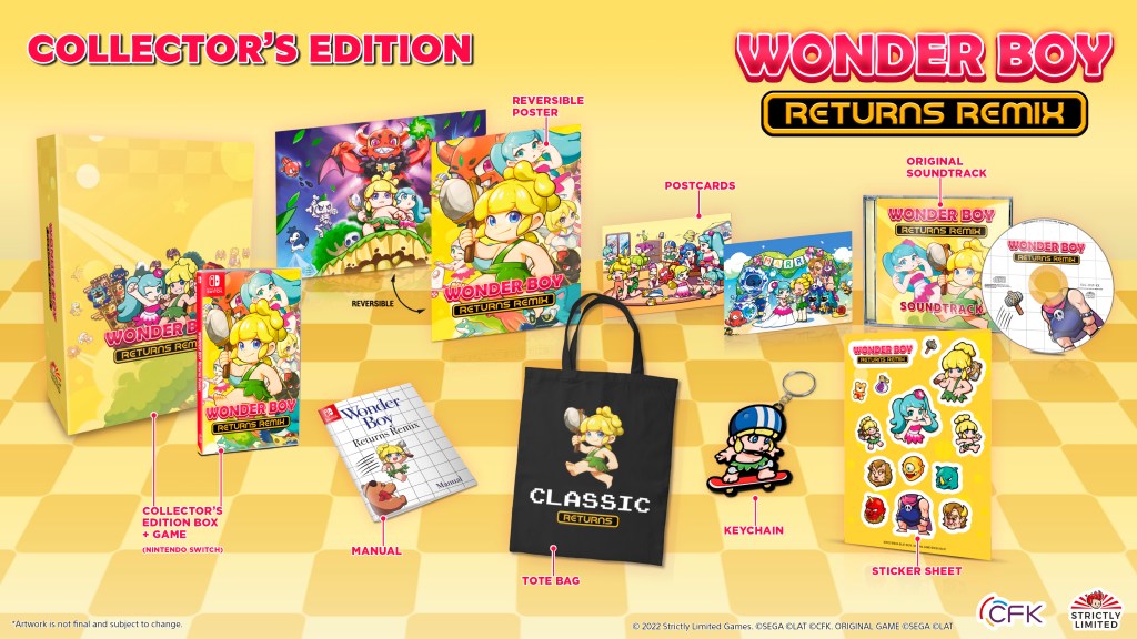 News: Wonder Boy Returns Remix – Physical Switch Editions&nbsp;Incoming!