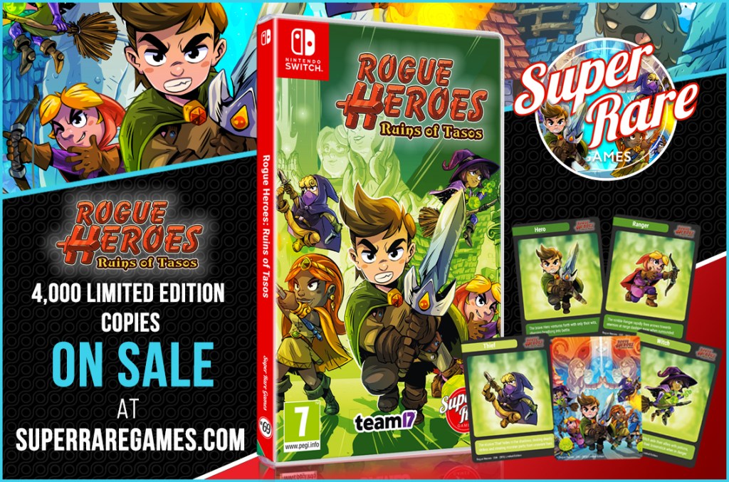 News: Super Rare Games Announce Physical Edition of Rogue Heroes: Ruins of&nbsp;Tasos