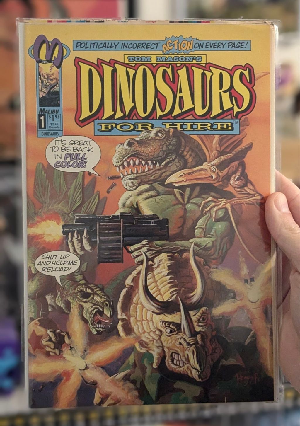 Comic Book Review: Dinosaurs For Hire #1&nbsp;(1993)