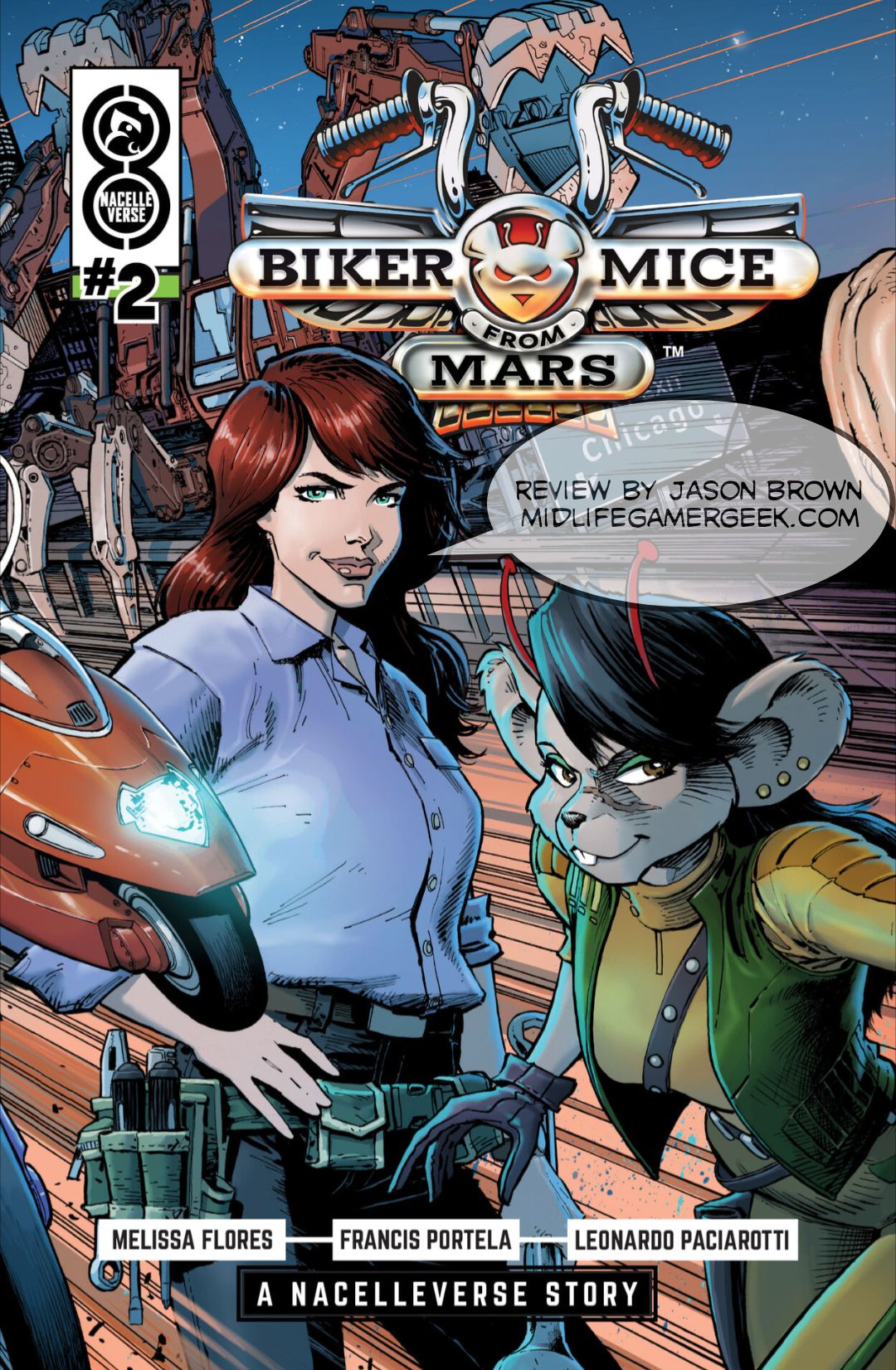 Comic Book Review: Biker Mice From Mars #2 (2024) – MLGG: Pop