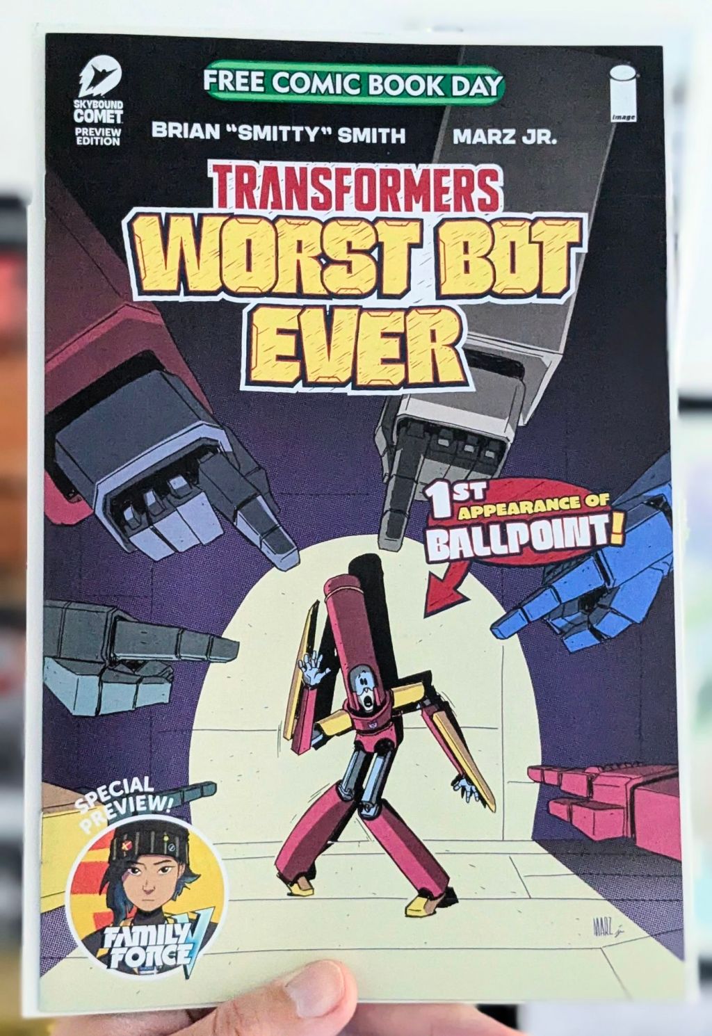 Review: Transformers: Worst Bot Ever #1 (FCBD&nbsp;2025)