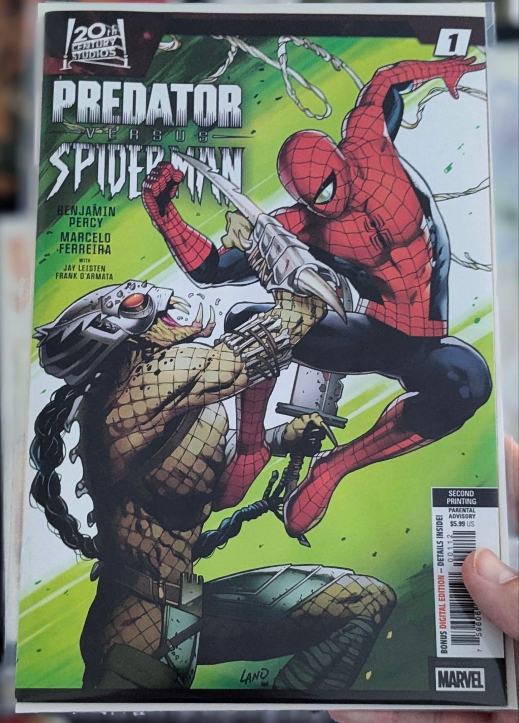 Review: Predator Versus Spider-Man #1&nbsp;(2025)