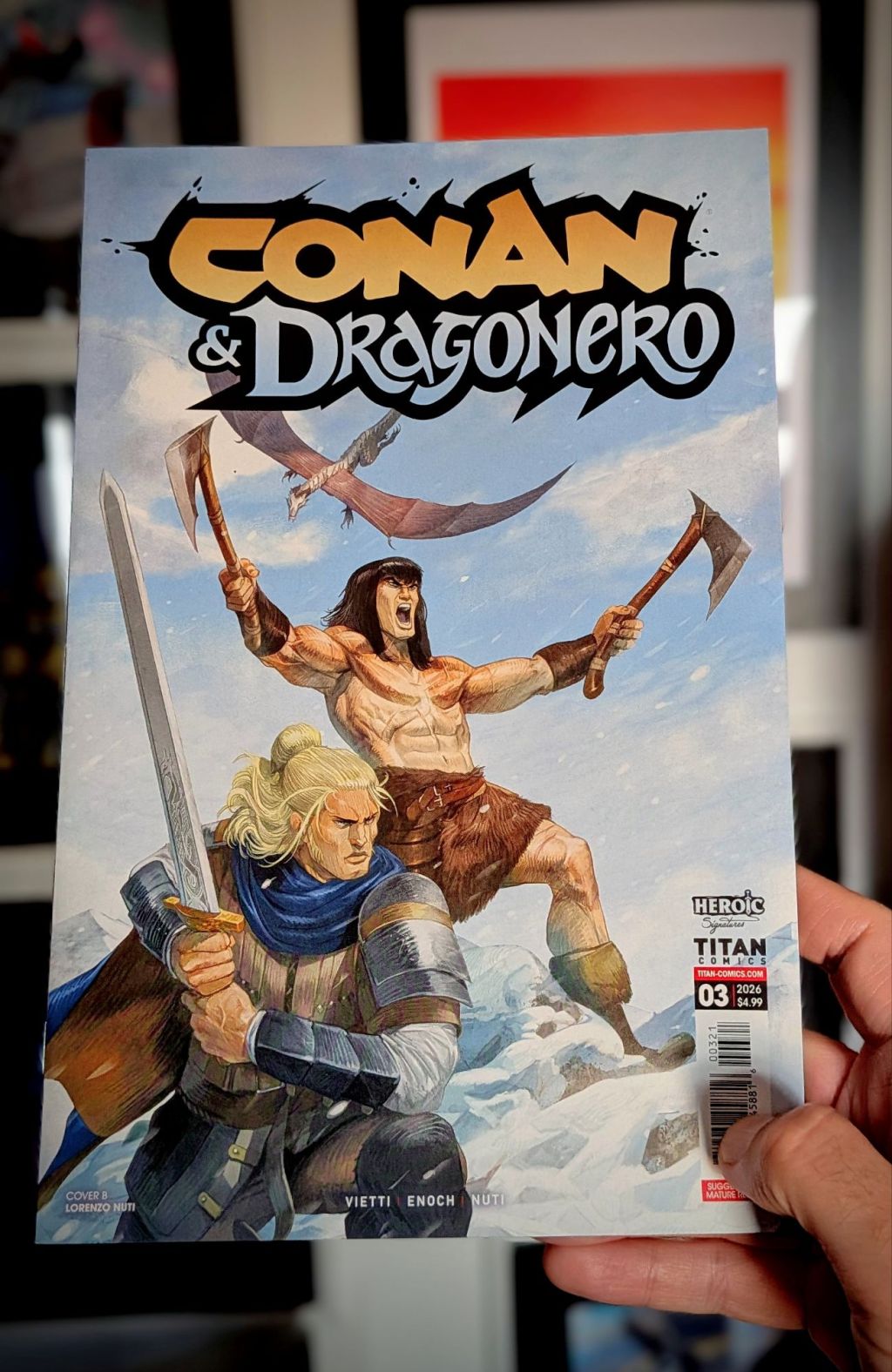 Review: Conan and Dragonero #3